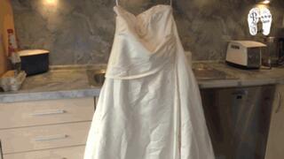 Runinig of a Wedding Dress