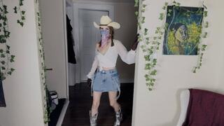 Cowgirl Constrained: A Wild West Bondage Encounter