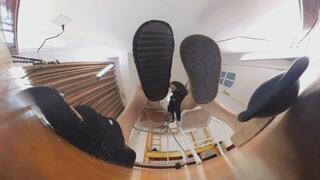 6K YUANYUAN HEIYU Platform sandals humiliate Dwarves 360VR