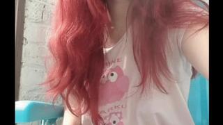 Smoking and pissing on chair ( pee ) *