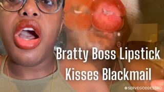 Bratty Boss Lipstick Kisses Blackmail-fantasy - Royal Ro ebony lips roleplay hd mp4 1080p