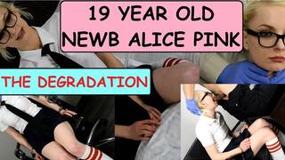 The Degradation of TEEN NEWBIE Alice Pink Breath Play games w Dirty Old Man