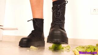 Boot Apple Crush - Food Crushing - HD MP4