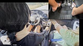 Rosa and Lou are the drivers - PIP - barefeet part