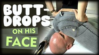 Butt-drops on his face (small version)