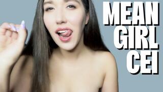 Mean Girl CEI - Goddess Venus - Humiliation Cum Eating Instruction