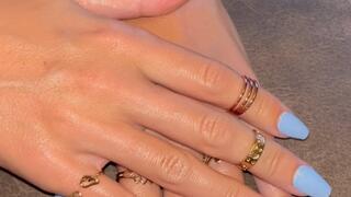 Hand Fetish - Long Fingers Nails Model