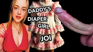 Diaper Girl For Step-Daddy Jerk Off Instructions ABDL JOI
