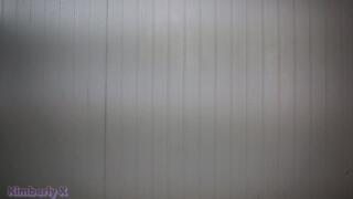 Soaking my pink shorts