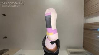 Under Miranda's Socks and Bare Feet