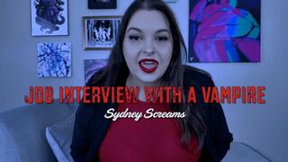 Job Interview with a Vampire - POV Job Interview with Hot Vampire Boss Sydney Screams - 1080 mp4