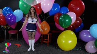 Cinthya's Mass Helium Balloon Pop HD (1920x1080)
