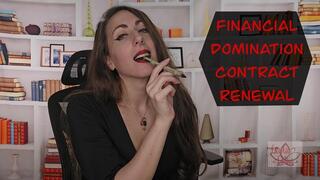 Financial Domination Contract Renewal