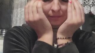 Weaking up in night to smoke by Anna Sparkle