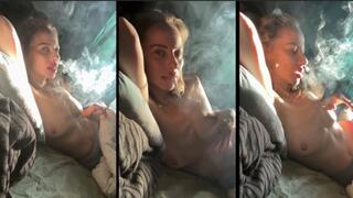 POV waking up to your chain smoking girlfriend