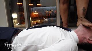 I made you stay behind to trample and face slap you