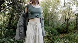 Stripping & Touching Myself On a Hike