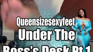 Under The Boss’s Desk Pt 1 Sneakers & Bare Feet