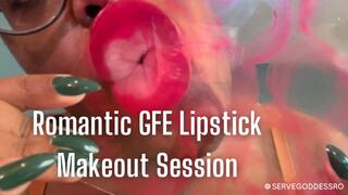 Romantic GFE Lipstick Makeout Session - Royal Ro plexiglass kisses closeup roleplay hd mp4 1080p