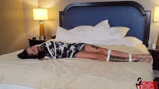 Skull Candi Bri - Bed Bound & Ball Tied With No Panties! (WMV Format)
