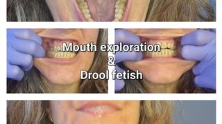 Mouth fetish and drool fetish