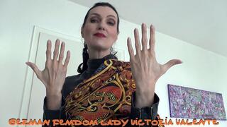 Hand fetish, short fingernails, natural fingernails, Joi Lady Victoria Valente