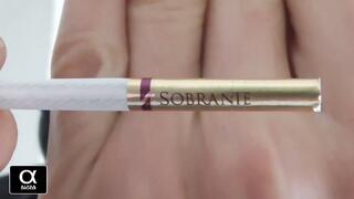 Smoking Sobranie Golds Superlslims 100's
