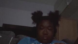 SPREAD MY LEGS AND PLAYED WITH MY PUSSY ON THE SOFA