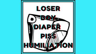 Loser Boy Diaper Piss Humiliation
