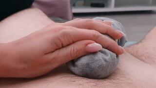 Cum in the sock