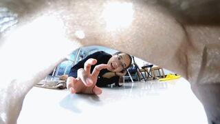 4K ANNA smelly pantyhose smelly dirty feet shame 360VR