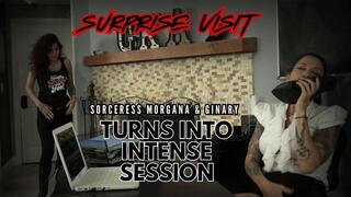 Morgana and Ginary’s Unexpected Cable Call Shoe Whore Climax (HD 1080p MP4)