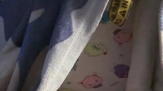 Mickel messes his diaper and cums