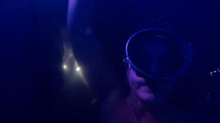 Carissa underwater in her new pool-a compilation