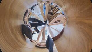 6K HEIYU YUANYUAN XINXIN and boyfriend humiliates dwarf 360VR