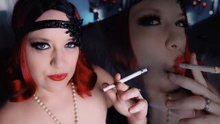 Smoking French Inhales Naughty Flapper - HD