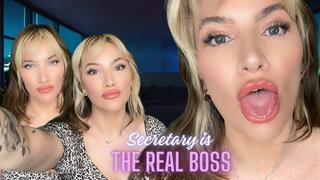 Secretary is the Real Boss - ASMR Mesmerize Mind Melt TPE Office Domination POV Kissing