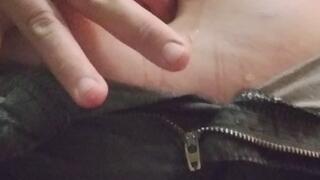 Playing hot with my belly button with a few different things at night