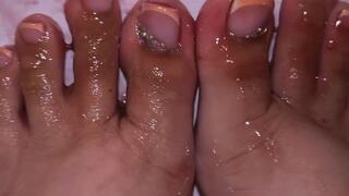 Strawberry Jelly Ebony Foot Play