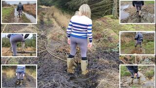 Muddy Woods and Moors in Wellies