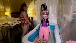 Brutal Ice Cream Wedgie for Our Sissy