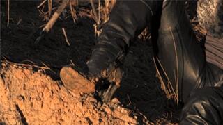 Leather Goddess Muddy Boots (MP4 HD)