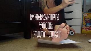 Your mouth waters as I shave the dry skin from My Feet