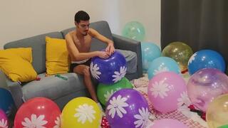 Zaadig pop spring printed balloons
