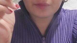 Anna Sparkle is making the best cought and nose exhales