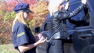 Lily Gets Arrested (2K upscaled) - Amber Wells & Lily Anna