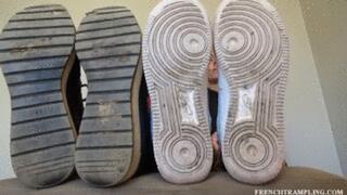 2320 Sneakers worship with Alexia and Noemie