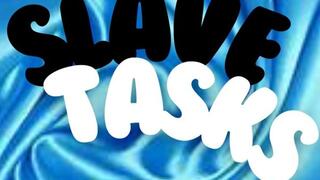 Slave tasks for feminized sissy bitches