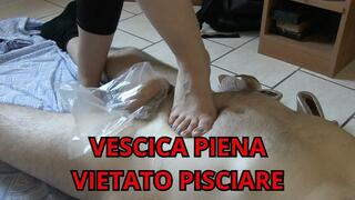 VESCICA PIENA VIETATO PISCIARE