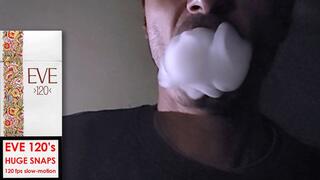 Smoking EVE 120s huge snap inhales IYF 251024 SLOW 120fps